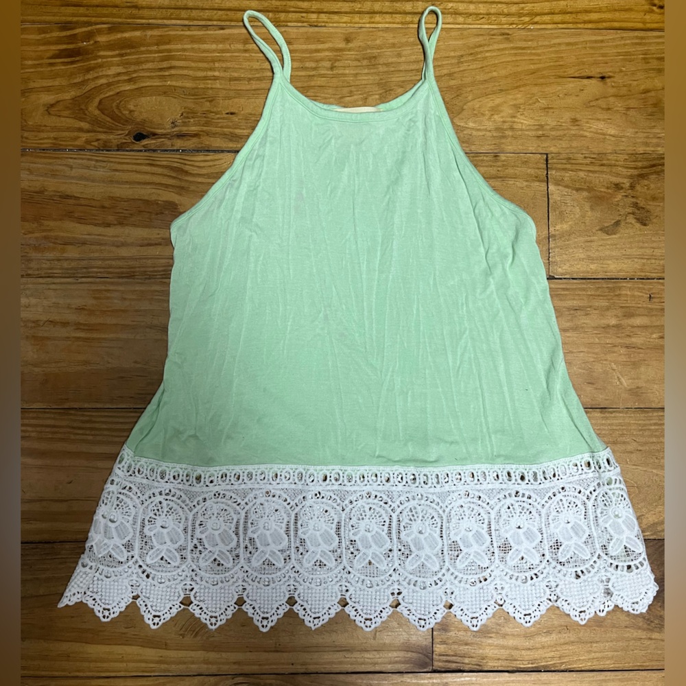 Wishful Park women’s (probably juniors) tank top with lace bottom